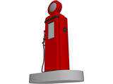 Gas Pump 3D Model