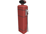 Gas Pump Old 3D Model preview