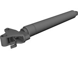 Gas Spring 3D Model preview