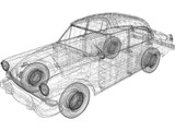 GAZ-21 Volga (1958) 3D Model