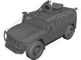 GAZ 2975 Tiger 3D Model preview