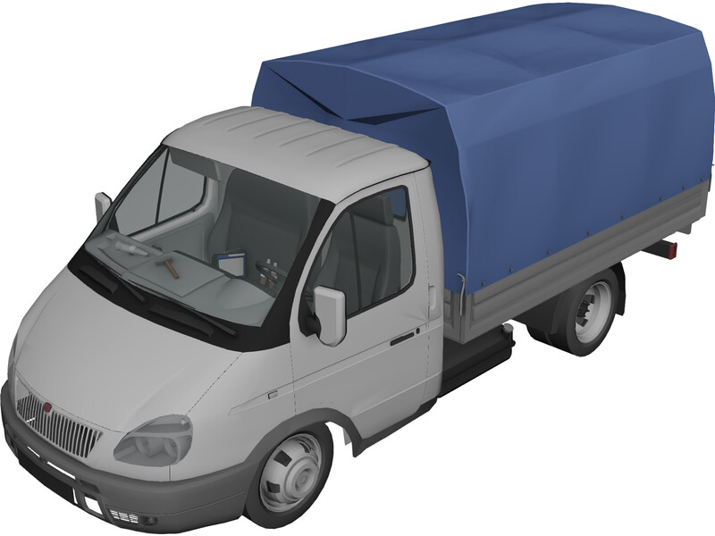GAZ 3302 Gazel 3D Model