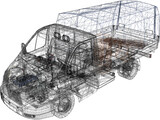 GAZ 3302 Gazel 3D Model