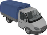 GAZ 3302 Gazel 3D Model