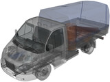 GAZ 3302 Gazel 3D Model