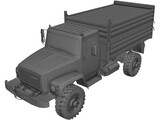 GAZ 33081 3D Model preview