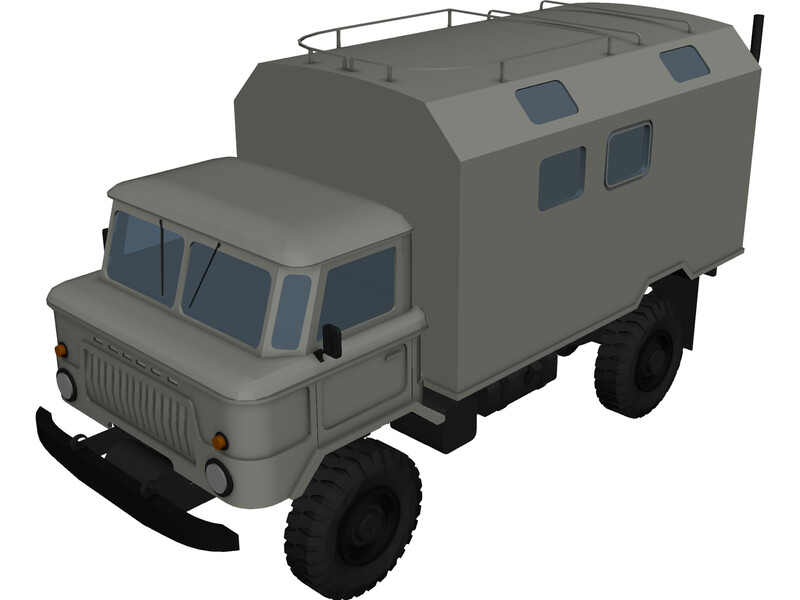 GAZ-66 3D Model