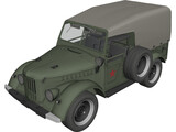 GAZ 69 3D Model preview