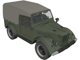 GAZ 69 3D Model
