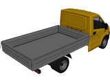 Gaz Gazelle Next 3D Model preview
