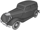 GAZ M1 3D Model preview