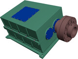Gear Box 3D Model preview