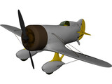 Gee Bee Z Racer 3D Model preview