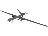 General Atomics MQ-1 Predator UAV 3D Model preview