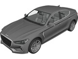 Genesis G70 (2018) 3D Model preview