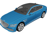 Genesis G80 (2020) 3D Model preview