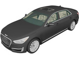Genesis G90 (2017) 3D Model preview
