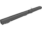 German Intercity Train 3D Model preview