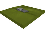 German WW II Bunker Normandie 3D Model preview