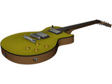 Gibson Les Paul Electric Guitar 3D Model preview