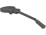 Gibson Les Paul Standard Guitar Body 3D Model