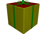 Gift Box 3D Model preview