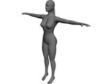 Girl 3D Model preview