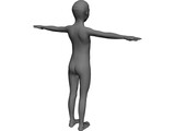 Girl 3D Model preview