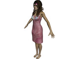 Girl Hawaienne 3D Model preview