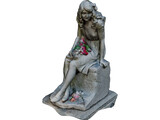 Girl Statue 3D Model preview