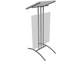 Glass Lectern Podium 3D Model