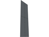 Glass to Fin Spider Connector with Glass 3D Model