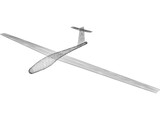 Glider Segelflieger 3D Model