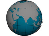 Globe 3D Model preview