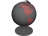 Globe 3D Model preview