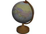 Globe 3D Model preview