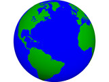 Globe 3D Model preview