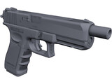 Glock 17C 3D Model preview