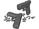 Glock 3D Model preview