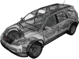 GMC Acadia (2011) 3D Model