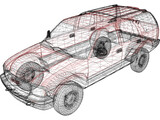 GMC Jimmy (1995) 3D Model