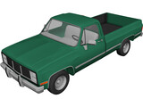 GMC Pickup (1985) 3D Model preview