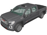 GMC Sierra 1500 Crew Cab (2019) 3D Model preview