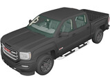 GMC Sierra 1500 CrewCab ShortBox AllTerrain (2017) 3D Model preview