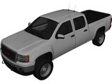 GMC Sierra (2010) 3D Model preview