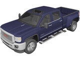 GMC Sierra HD (2015) 3D Model preview