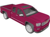 GMC Sierra Pickup (2016) 3D Model
