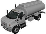 GMC Topkick C8500 Regular Cab Tanker Truck (2004) 3D Model preview