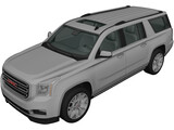GMC Yukon XL (2014) 3D Model preview