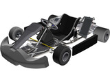 Go Kart 3D Model preview